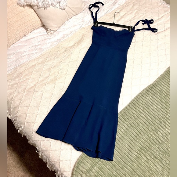 Reformation Nikita Dress - Navy - 0P - Picture 7 of 9